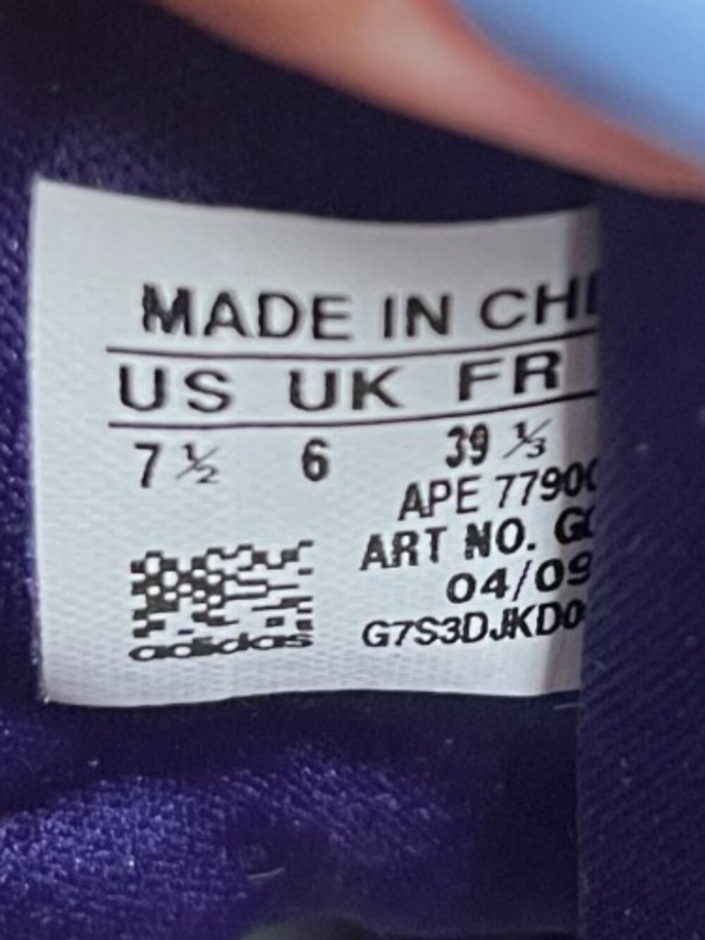Adidas Stan Smith Trefoil Mid Womens Size 7.5 Purple Athletic Shoes Sneakers - Picture 9 of 10